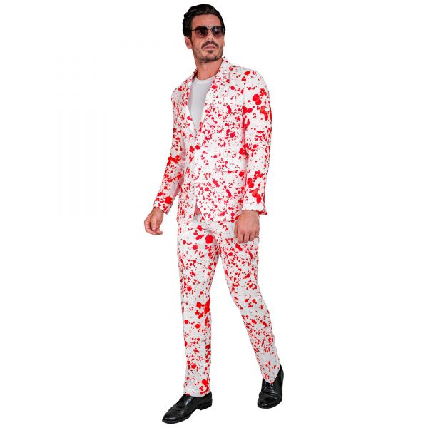 Blut Party Fashion Anzug (Jackett, Hose), M - Widmann