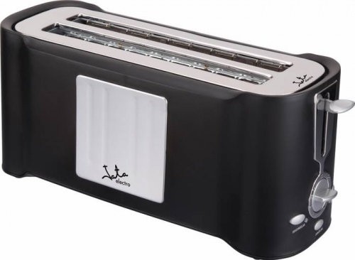 Jata Langschlitztoaster schwarz/silber 1200 Watt - Jata