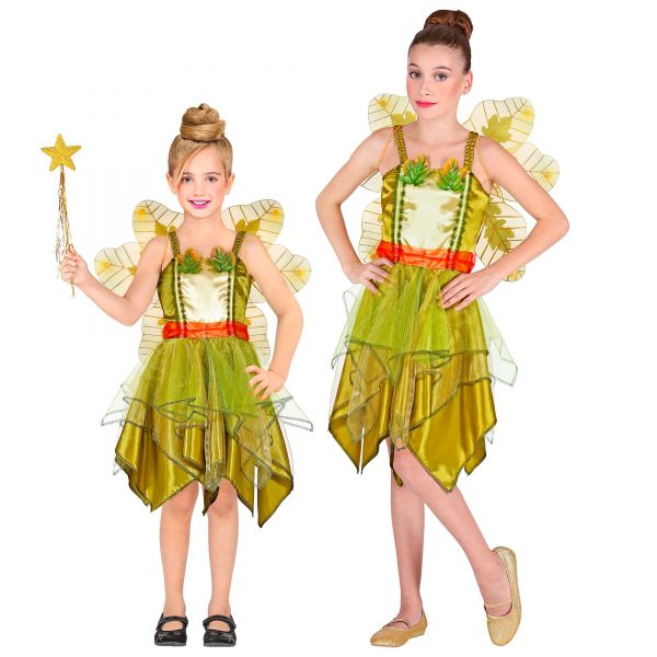 Waldfee (Kleid, Flügel), 128 cm / 5-7 Jahre - Widmann
