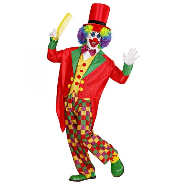 Clown (Frack, Weste, Fliege, Hose, Hut), M - Widmann