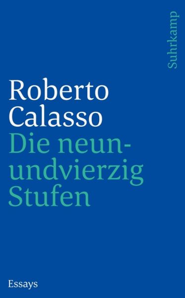 Die neunundvierzig Stufen: Essays - Suhrkamp