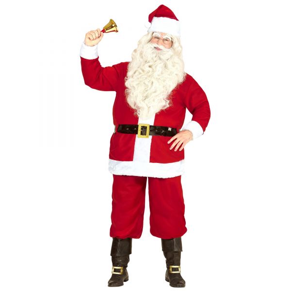 Weihnachtsmann (Jacke, Hose, Gürtel, Hut), M/L - Widmann