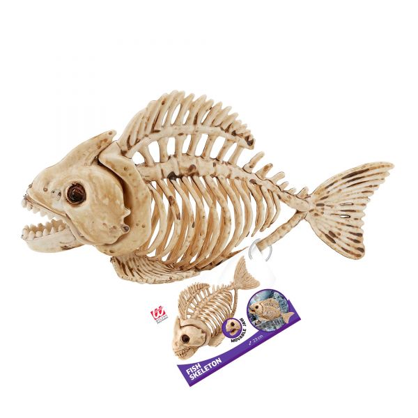 Fisch Skelett 23 cm - Widmann