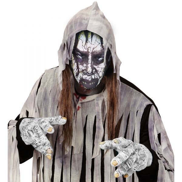 Maske Zombie aus Stoff, - Widmann