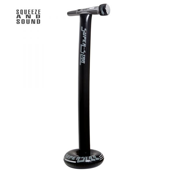 Aufblasbares Standmikrofon 116 cm, - Widmann