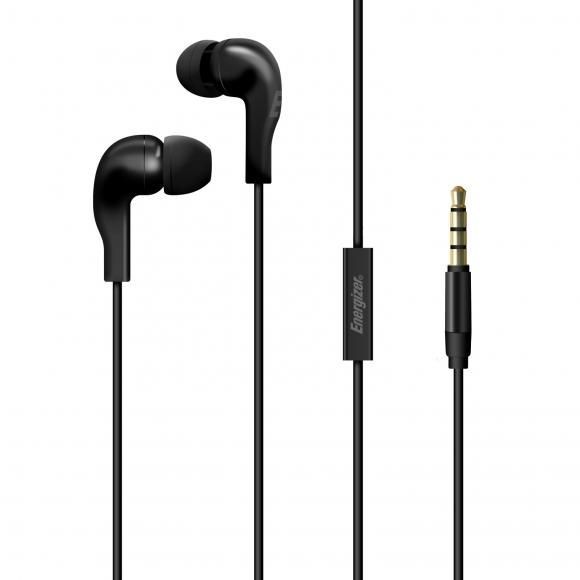 Energizer Wired earphones - CIA5 - Jack / Aux 3.5mm, black - Energizer