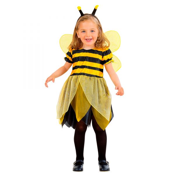 Biene (Kleid, Flügel, Antennen), 104 cm / 2-3 Jahre - Widmann