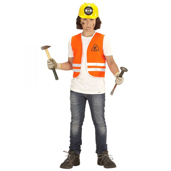 Bauarbeiter (Weste), 140 cm / 8-10 Jahre - Widmann