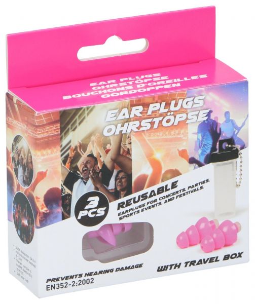 Edco Ohrstöpsel Silikon, pink - Edco