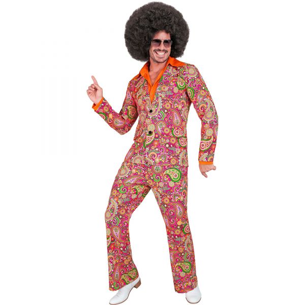 The 60s Fashion -Paisley (Jackett, Hose), XXL - Widmann