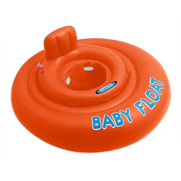 INTEX Baby Float orange Ø 76 cm, aufblasbarer Baby- sicherheitsring, ab 1 Jahr - INTEX