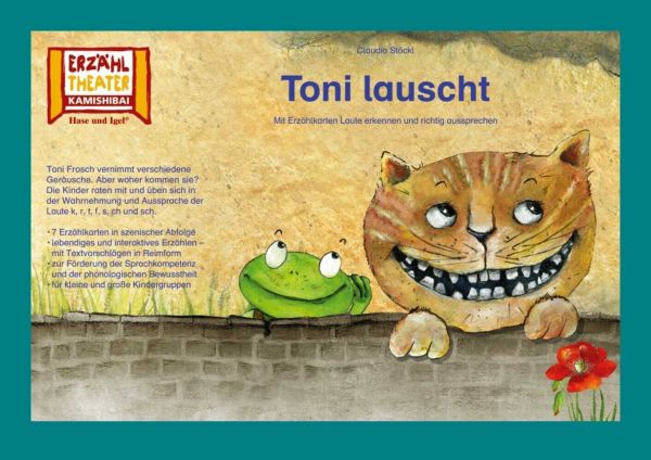 Kamishibai: Toni lauscht: 7 Bildkarten für das Erzähltheater - Hase und Igel