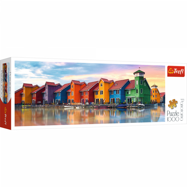 Trefl Puzzle Groningen, Holland Puzzle panorama (1000) - Trefl