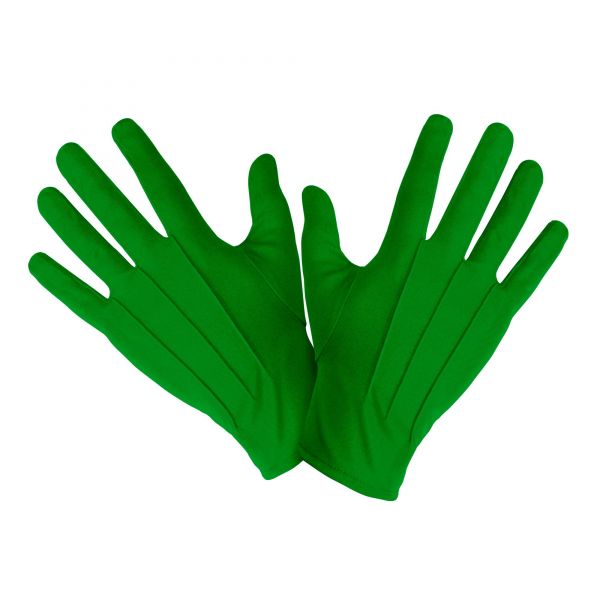 Handschuhe Grün, - Widmann