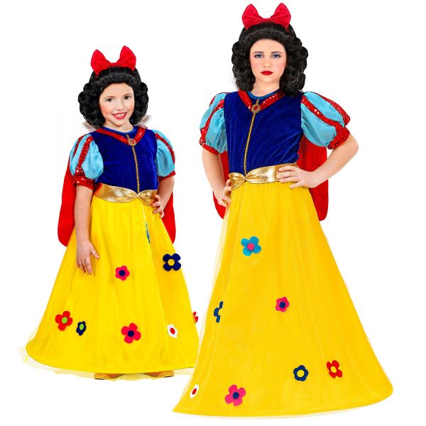 Märchenprinzessin (Kleid, Umhang, Gürtel), 104 cm / 2-3 Jahre - Widmann