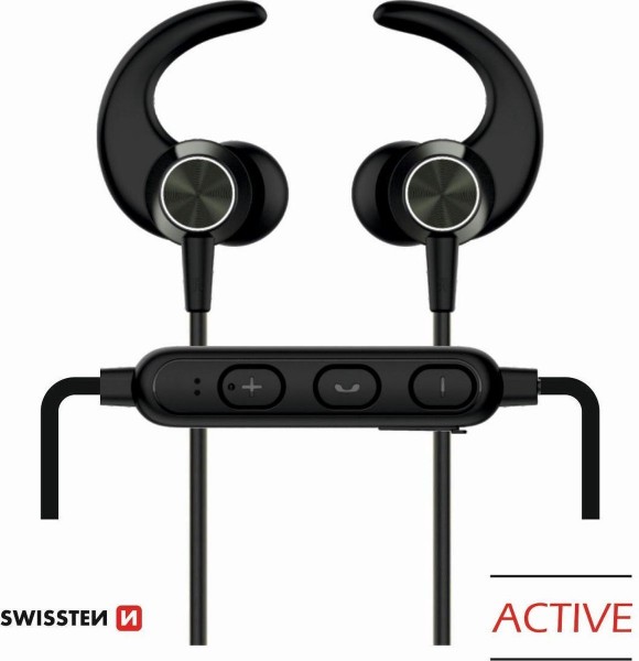 Swissten Bluetooth Earphone Active schwarz - Swissten