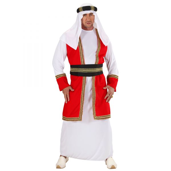 Arabischer Prinz (Tunika mit Weste, Gürtel, Kopfbedeckung), M - Widmann