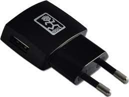 2GO USB 220V Ladegerät 1A schwarz Slim Line - 2Go