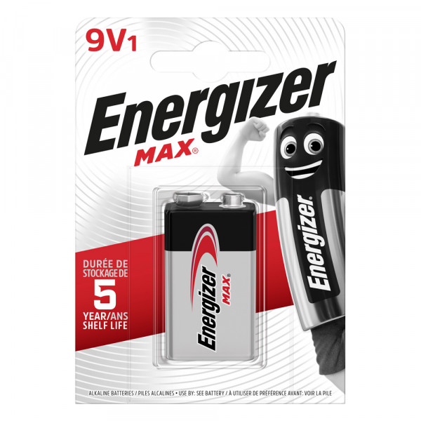 Energizer Max 9V (6LR61/522) BP-1 - Energizer