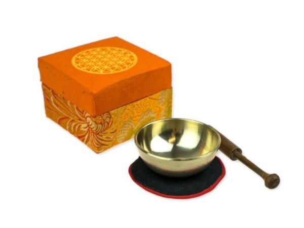 Klangschalen-Set in Box S mini Blume des Lebens - Klangschalen-Cent...