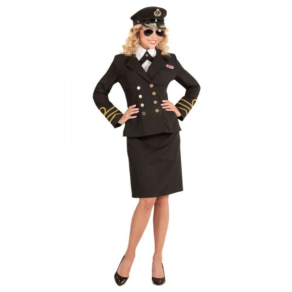 Navy Officer (Jacke, Kragen, Rock, Mütze), M - Widmann