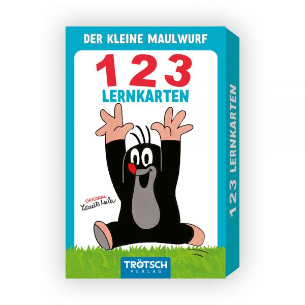 Trötsch Der kleine Maulwurf Kartenset 123 Lernkarten: Übungskarten Lernspiel Vorschule Grundschule - Trötsch
