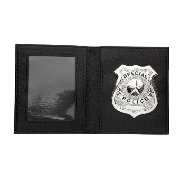 Polizeiabzeichen in Brieftasche, - Widmann