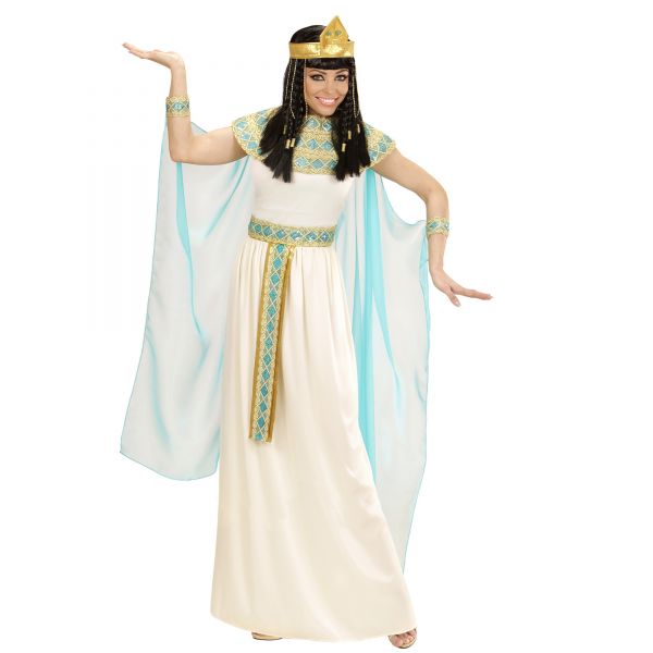 Cleopatra (Kleid mit Gürtel, Armbänder, Stirnband, Umhang), S - Widmann
