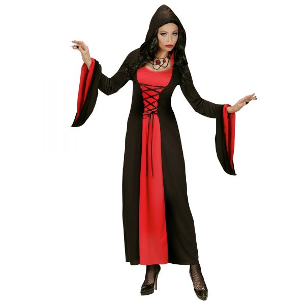 Gothic Lady (Kleid mit Kapuze), M - Widmann