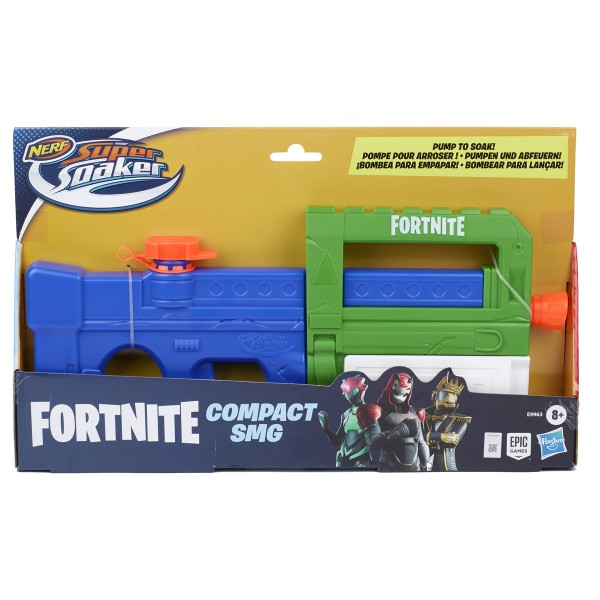 SUPER SOAKER FORTNIT Super Soaker Fortnite SMG Compact, Wasserblaster, ab 8 Jahren - SUPER SOAKER FORT...