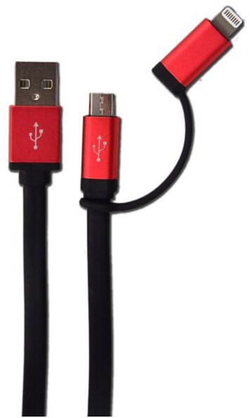 2GO 2in1 USB Kabel lightning + micro USB - 2Go