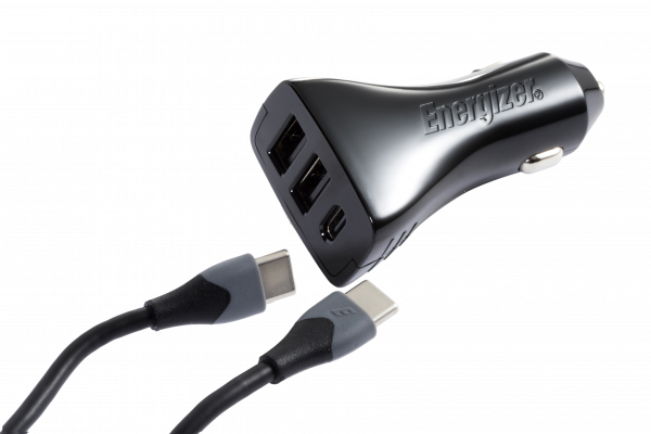 ENERGIZER Ultimate Car Charger 35W 1USB-C/2USB inkl. USB-C2.0 Kabel - Energizer