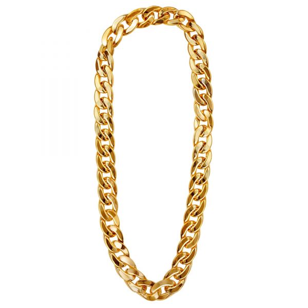 Goldene Halskette 72 cm - Widmann
