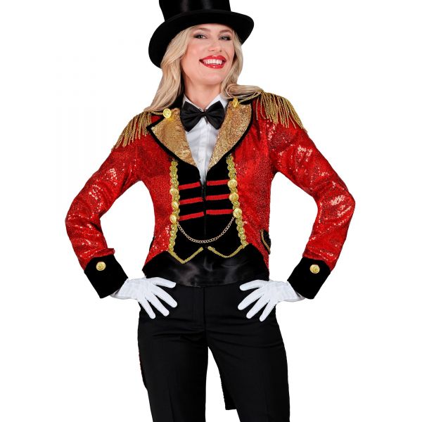 Paillettenfrack Zirkusdirektorin, L - Widmann