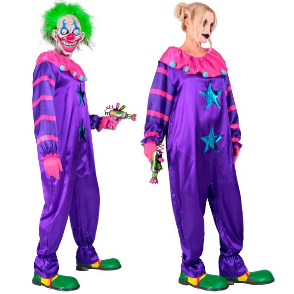 Weltraum Horror Clown (Overall), XXL - Widmann