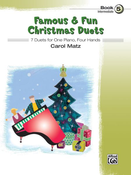 Famous & Fun Christmas Duets, Book 5: 7 Duets for One Piano, Four Hands - Alfred Music Publ...