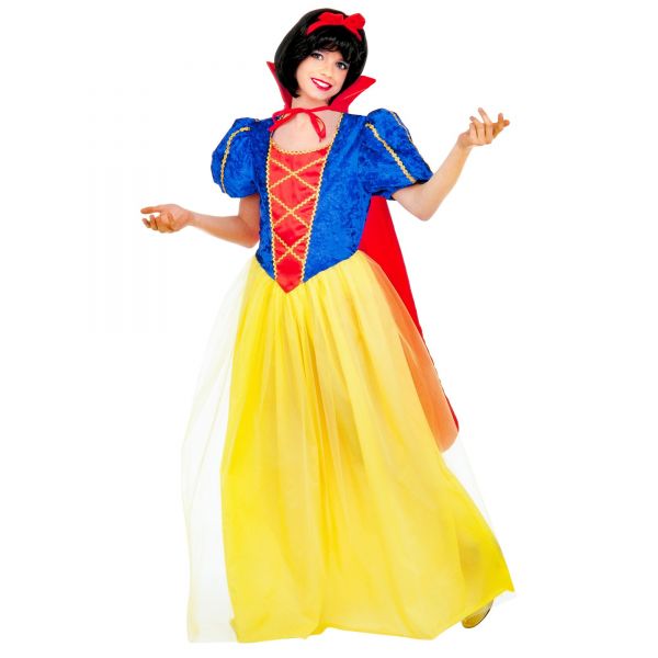 Märchenprinzessin (Kostüm, Umhang, Haarschleife), 128 cm / 5-7 Jahre - Widmann