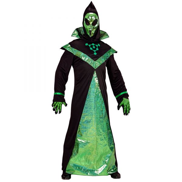 Alien (Tunika, Maske mit Kapuze), L - Widmann