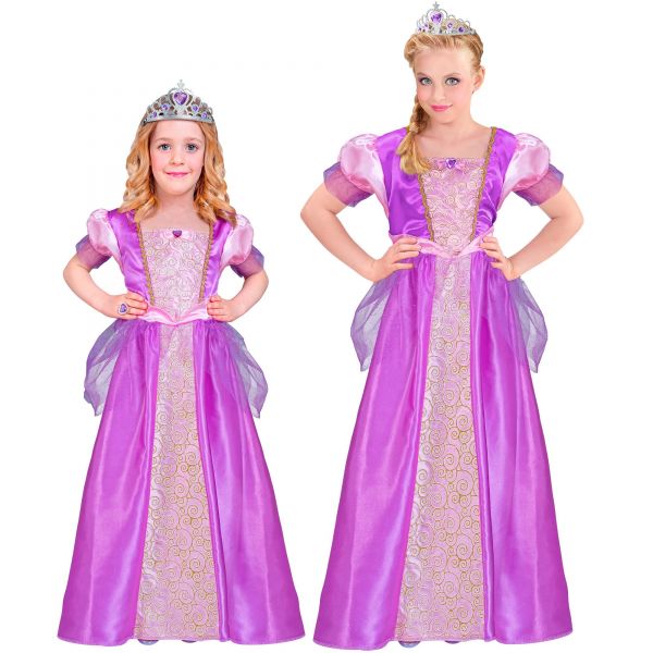Prinzessin (Kleid, Tiara), 104 cm / 2-3 Jahre - Widmann