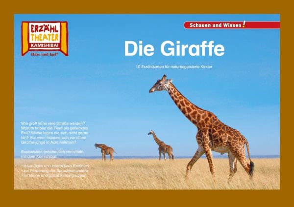 Kamishibai: Die Giraffe: 10 Fotobildkarten für das Erzähltheater - Hase und Igel