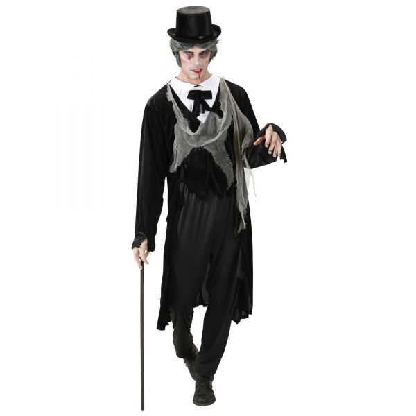 Zombie Gentleman (Jacke mit Hemd, West und Fliege), M - Widmann