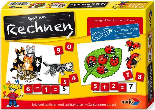 Spaß am Rechnen (Kinderspiel): Spielend addieren und subtrahieren im Zahlenraum bis 20. Geeignet für - Noris Spiele