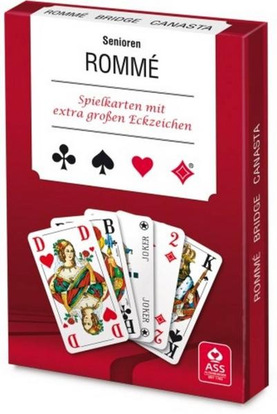 ASS Senioren Rommé, Stülpschachtel rot - AGM