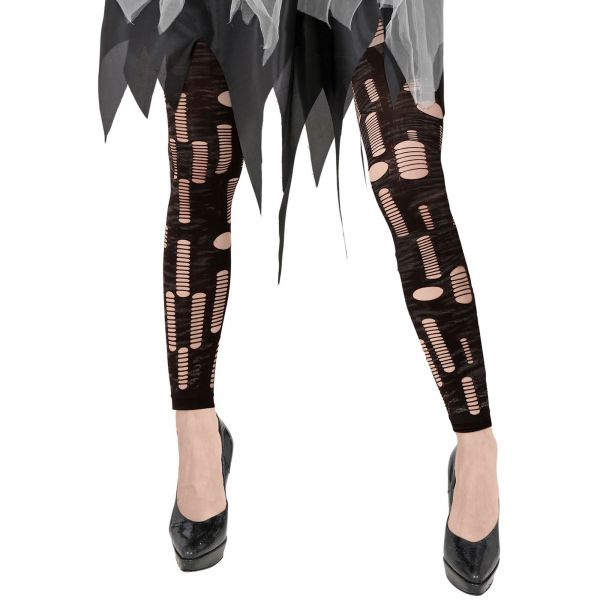 Zerfetzte Zombie Leggings, XL - Widmann