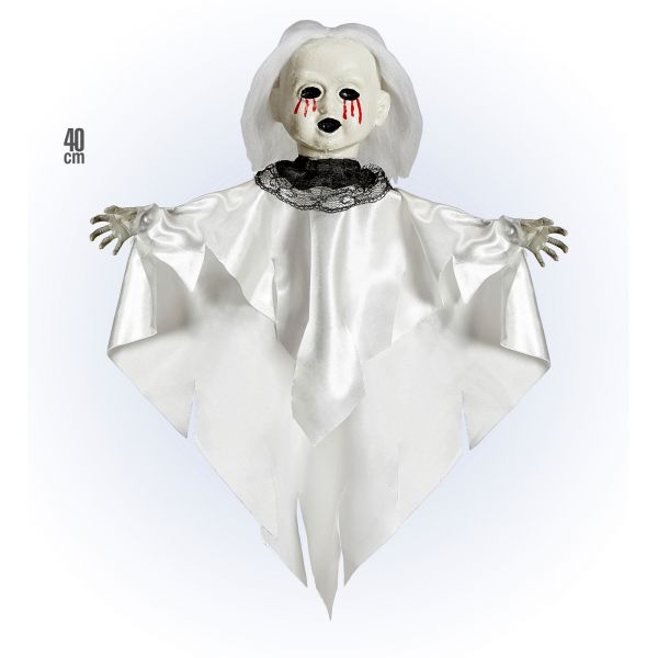 Gruselpuppe 50 cm, - Widmann