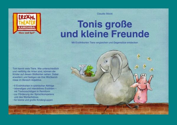 Kamishibai: Tonis große und kleine Freunde: 6 Bildkarten für das Erzähltheater - Hase und Igel