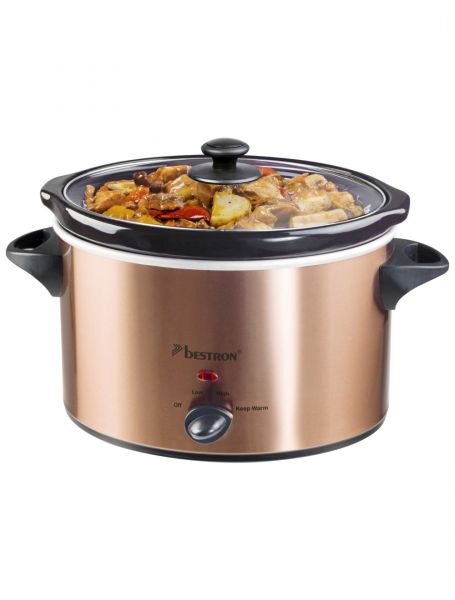 Bestron Slowcooker 3.5 Liter, Kupfer - Bestron