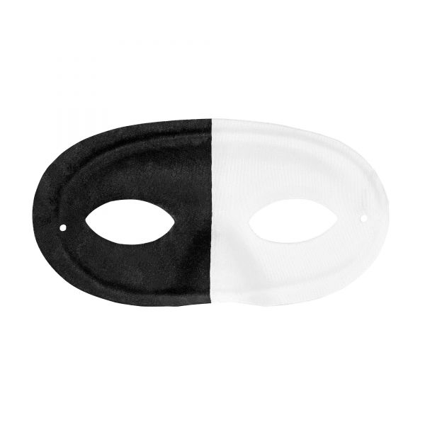 Schwarz Weisse Augenmaske, - Widmann