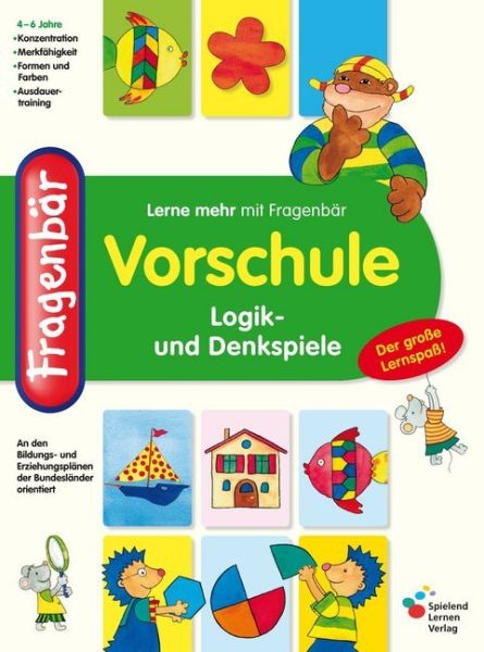 Fragenbär, Vorschule - Logik- und Denkspiele: Konzentration und Merkfähigkeit, Formen und Farben, Au