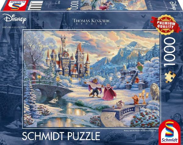 Disney, Die Schöne und das Biest, Wintertraum (Puzzle) - Schmidt Spiele